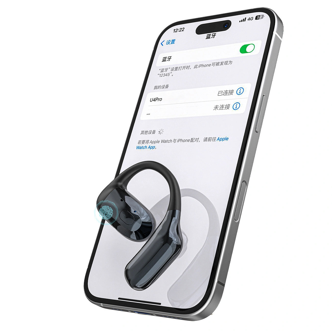 Handsfree Bluetooth Dudao U4Pro, A2DP, Črn