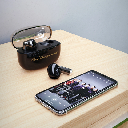 Bluetooth prostoročni Dudao U8, TWS, Črn