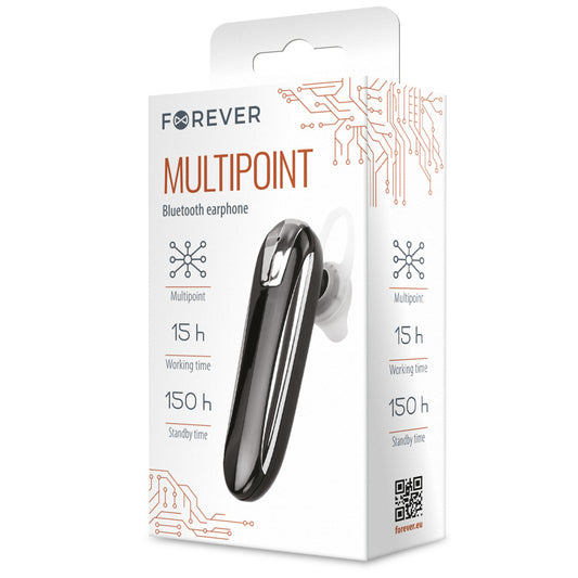 Handsfree Bluetooth Forever FBE-01, MultiPoint, črn 