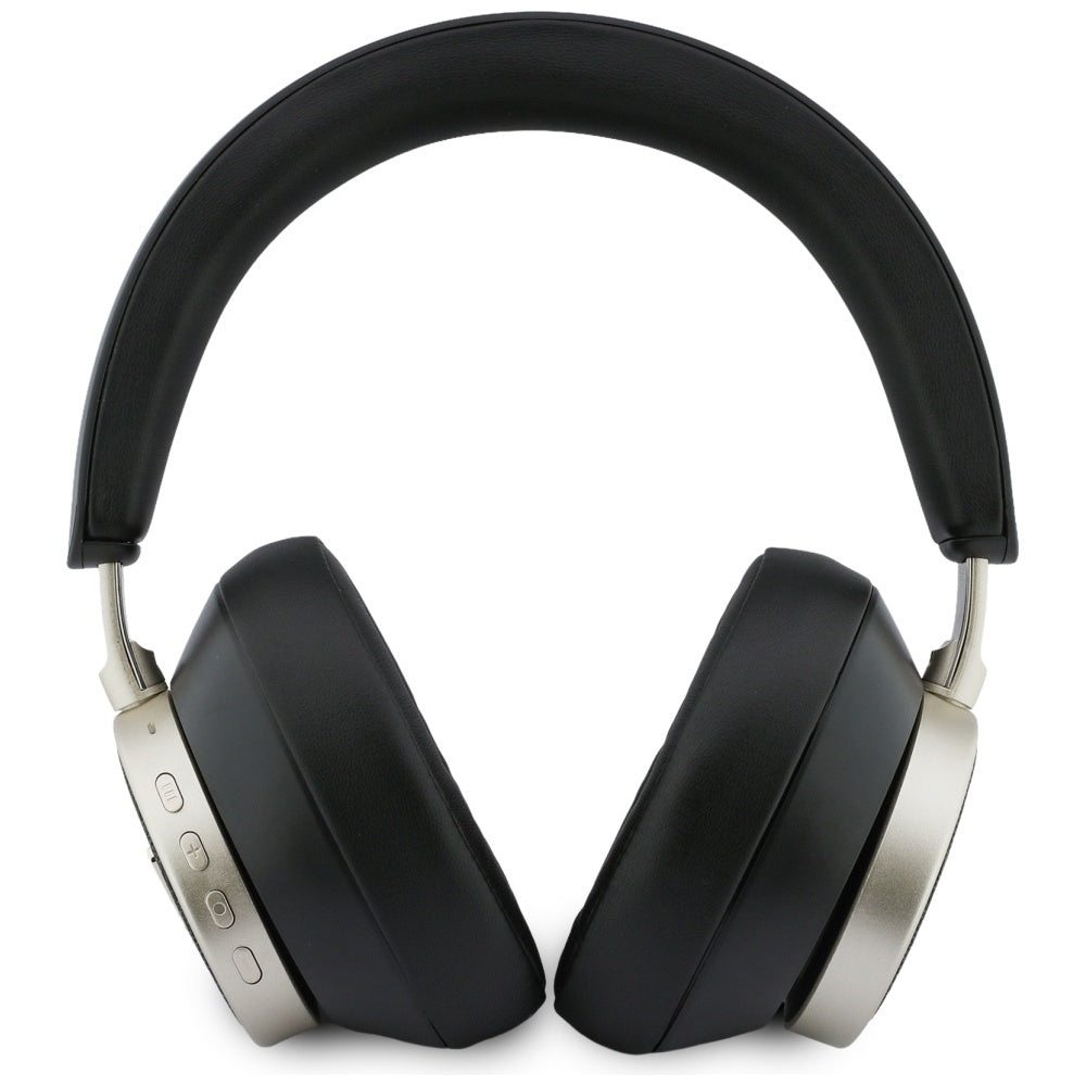Brezžične slušalke Bluetooth Guess 4G Gold Triangle Logo, A2DP, Črna