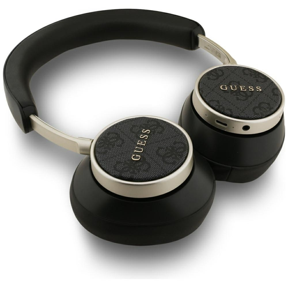 Brezžične slušalke Bluetooth Guess 4G Classic Logo, A2DP, črne