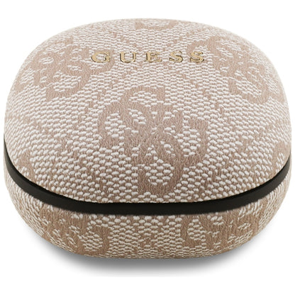 Brezžične slušalke Bluetooth Guess 4G Classic Metal Logo, TWS, Roza