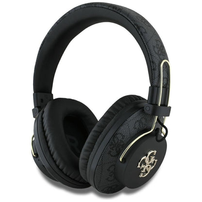 Brezžične slušalke Bluetooth Guess 4G Metal Logo, A2DP, črne