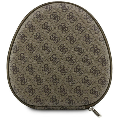 Brezžične slušalke Bluetooth Guess 4G Gold Triangle Logo, A2DP, rjave