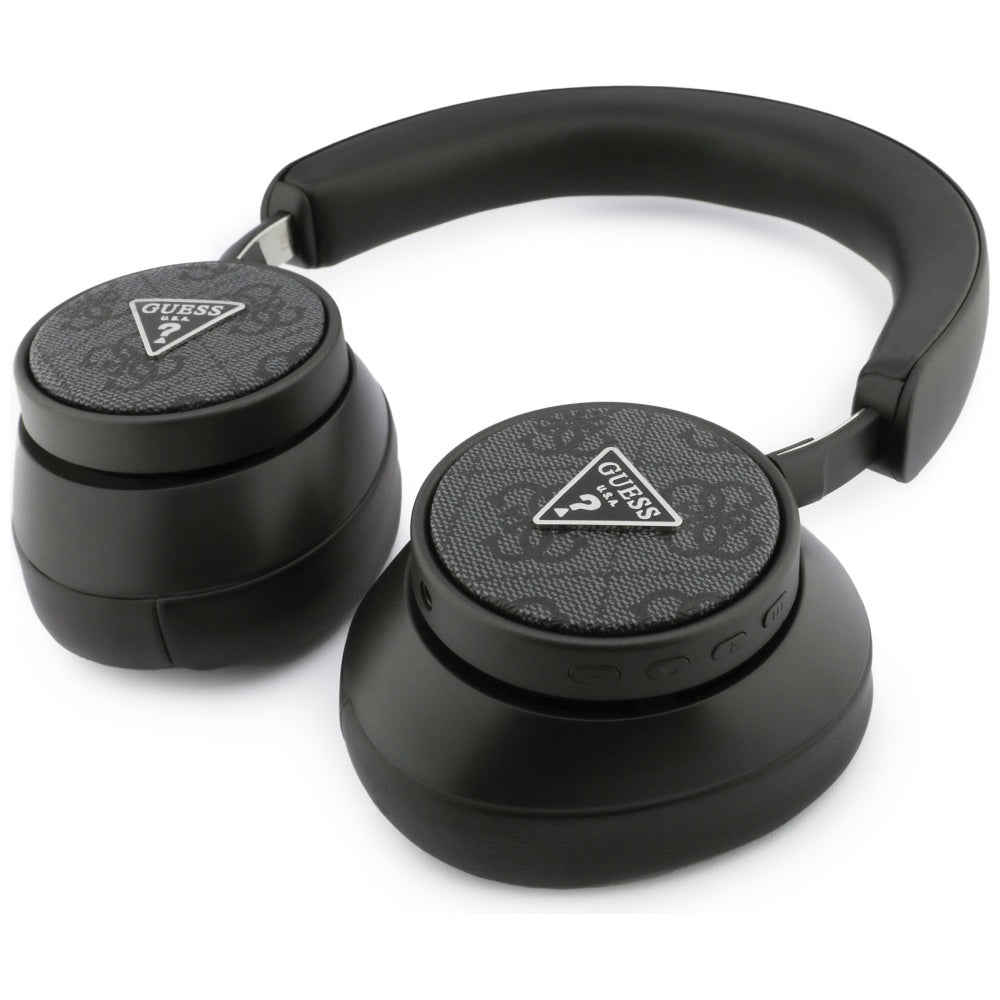 Brezžične slušalke Bluetooth Guess 4G Triangle Logo, A2DP, črne
