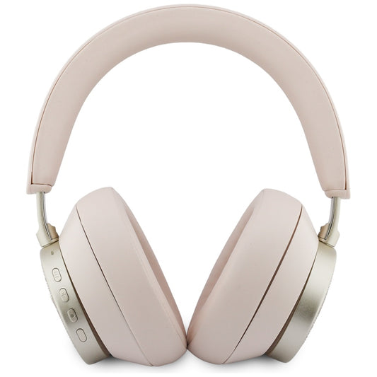 Brezžične slušalke Bluetooth Guess 4G Gold Triangle Logo, A2DP, Roza
