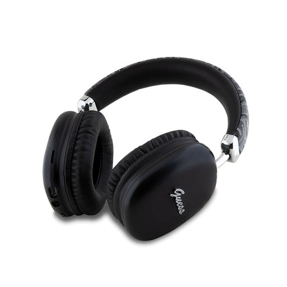 Handsfree Bluetooth Guess GCube Metallic Script Logo, A2DP, Črn