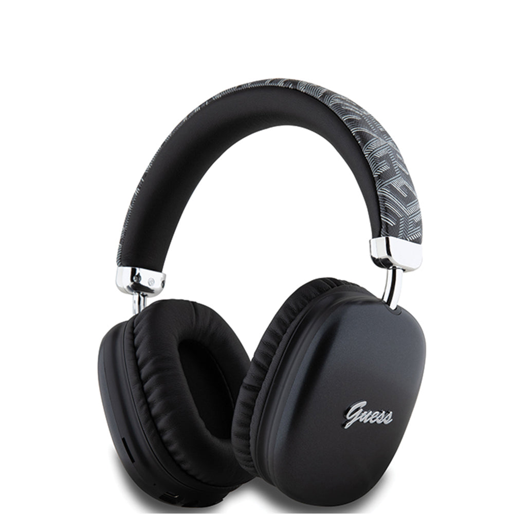 Handsfree Bluetooth Guess GCube Metallic Script Logo, A2DP, Črn