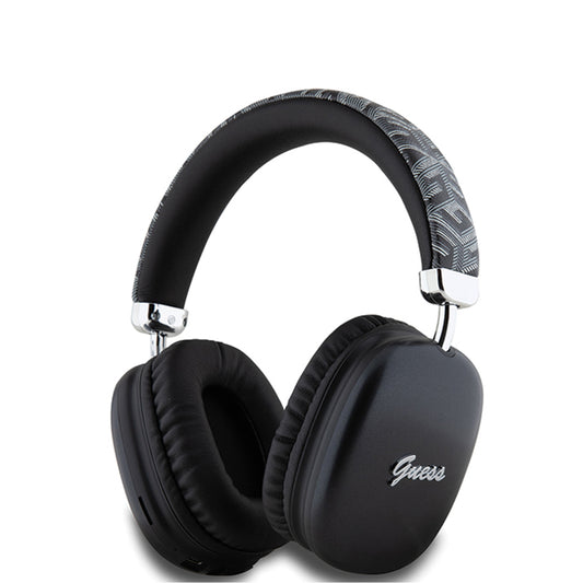 Handsfree Bluetooth Guess GCube Metallic Script Logo, A2DP, Črn