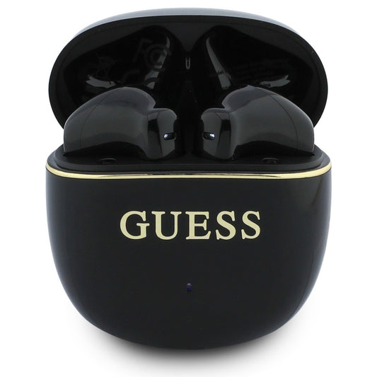 Brezžične slušalke Bluetooth Guess Glossy Gold Line Classic, TWS, Črne