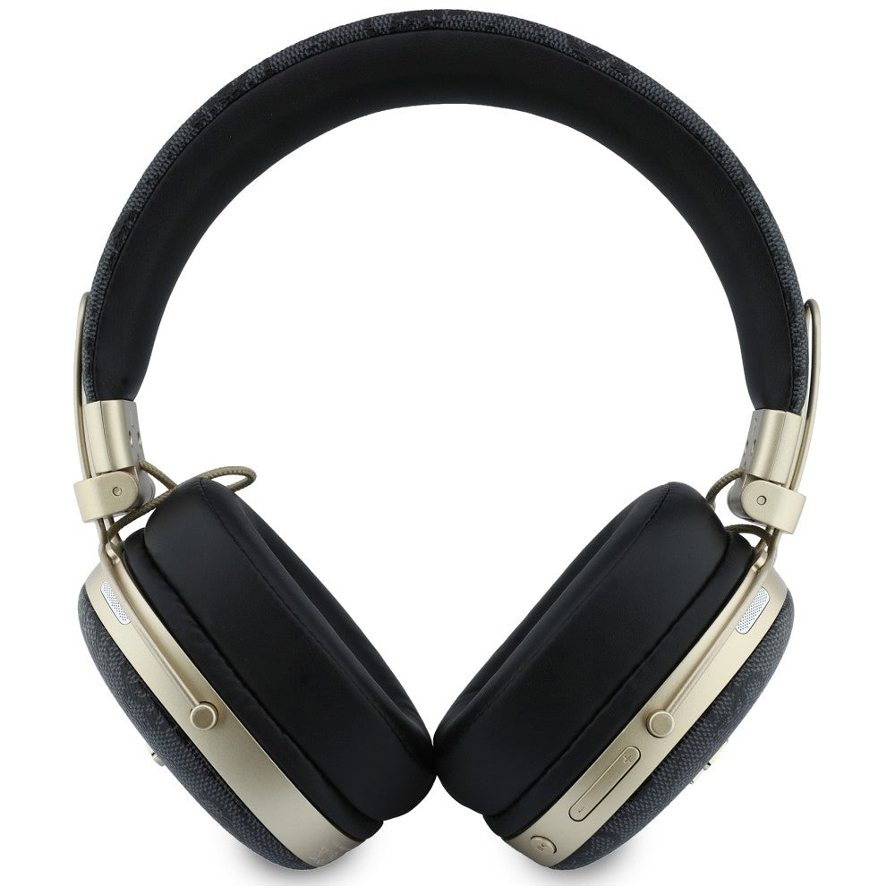 Brezžične slušalke Bluetooth Guess Metal 4G Script Logo, A2DP, Črne