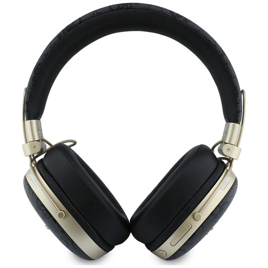 Brezžične slušalke Bluetooth Guess Metal 4G Script Logo, A2DP, Črne