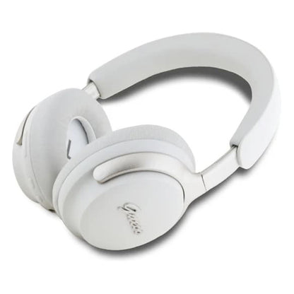 Handsfree Bluetooth Guess Metal Script Logo, A2DP, ANC, Bež