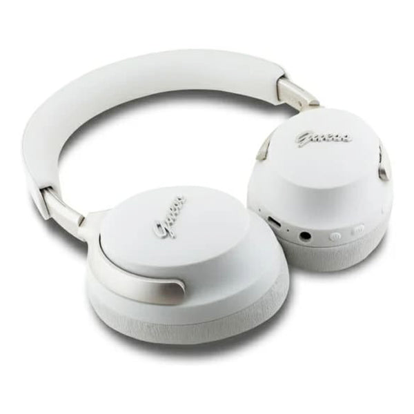 Handsfree Bluetooth Guess Metal Script Logo, A2DP, ANC, Bež