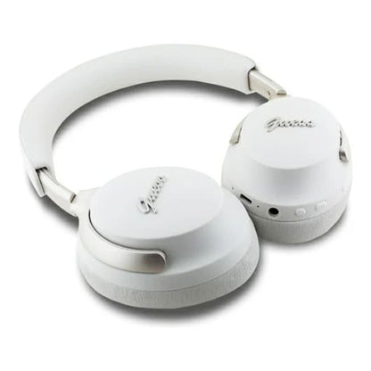 Handsfree Bluetooth Guess Metal Script Logo, A2DP, ANC, Bež