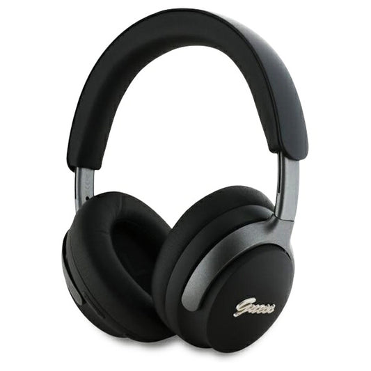 Handsfree Bluetooth Guess Metal Script Logo, A2DP, ANC, Črn