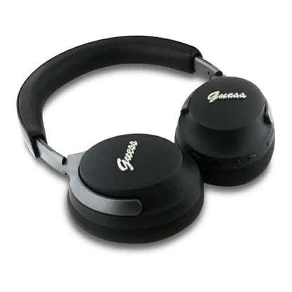Handsfree Bluetooth Guess Metal Script Logo, A2DP, ANC, Črn