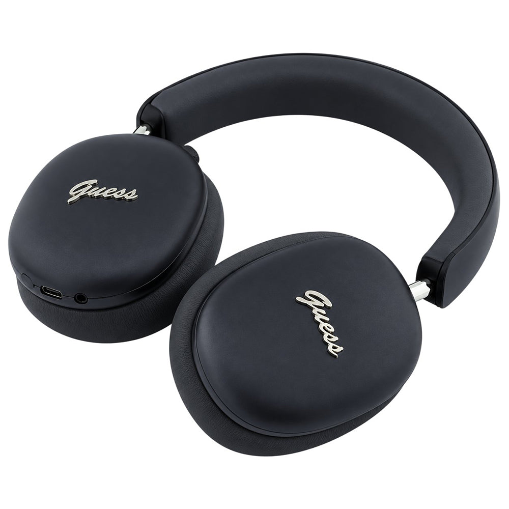 Prostoročno Bluetooth Guess Metal Script Logo, A2DP, črna