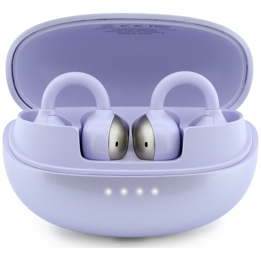 Brezžične slušalke Bluetooth Guess z metalnim zaključkom, elektropirani deli, klasične, TWS, vijolične