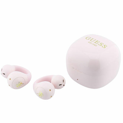 Brezžične slušalke Bluetooth Guess Mini Classic, TWS, roza