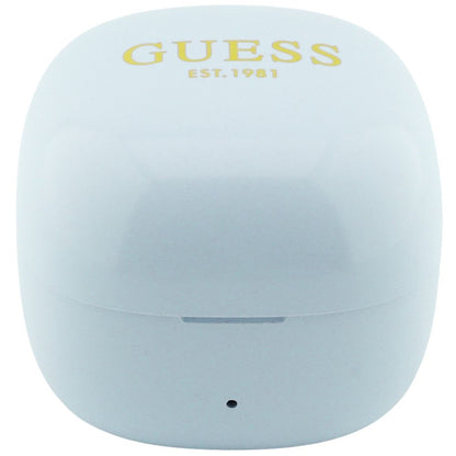 Brezžične slušalke Bluetooth Guess Mini Classic, TWS, turkizne