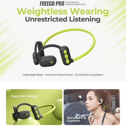 Brezžične slušalke Bluetooth HAVIT E553BT Freego Pro, A2DP, zelene