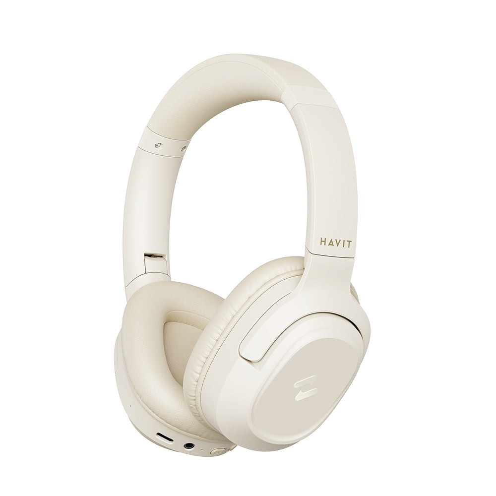 Brezžične slušalke Bluetooth HAVIT H612BT, A2DP, Bež
