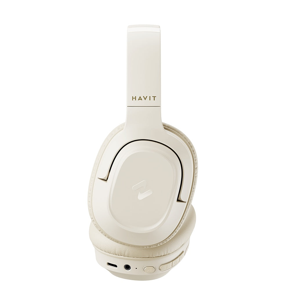Brezžične slušalke Bluetooth HAVIT H612BT, A2DP, Bež