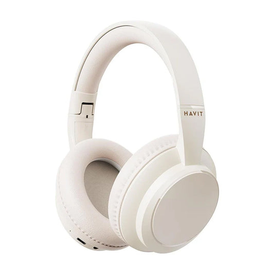 Brezžične slušalke Bluetooth HAVIT H619BT, A2DP, bele