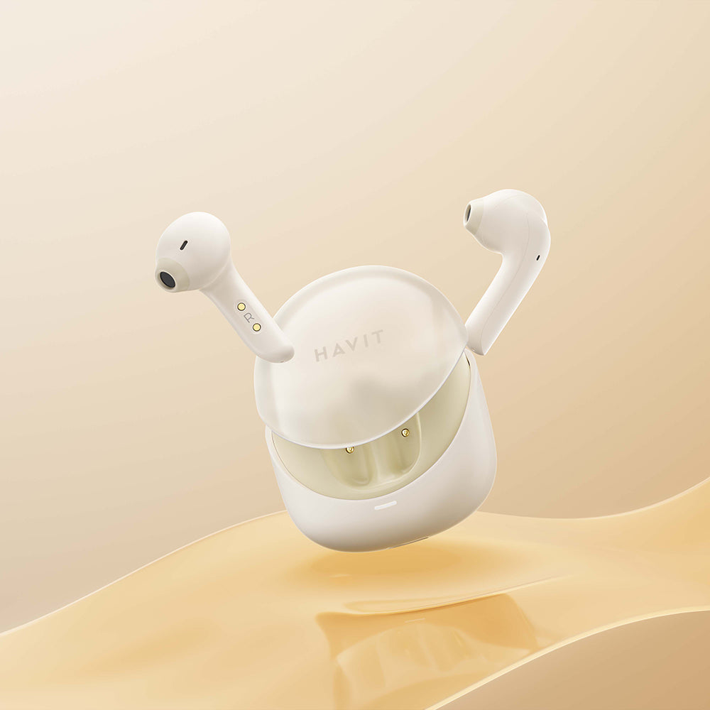 Handsfree Bluetooth HAVIT Modern Buds TW974, TWS, Bež