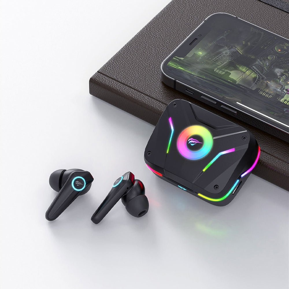 Handsfree Bluetooth HAVIT TW952 PRO RGB, TWS, Črn