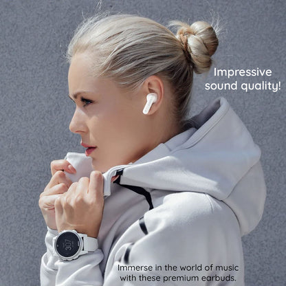 Brezžične slušalke Bluetooth HAVIT TW967 Pro, TWS, Roza