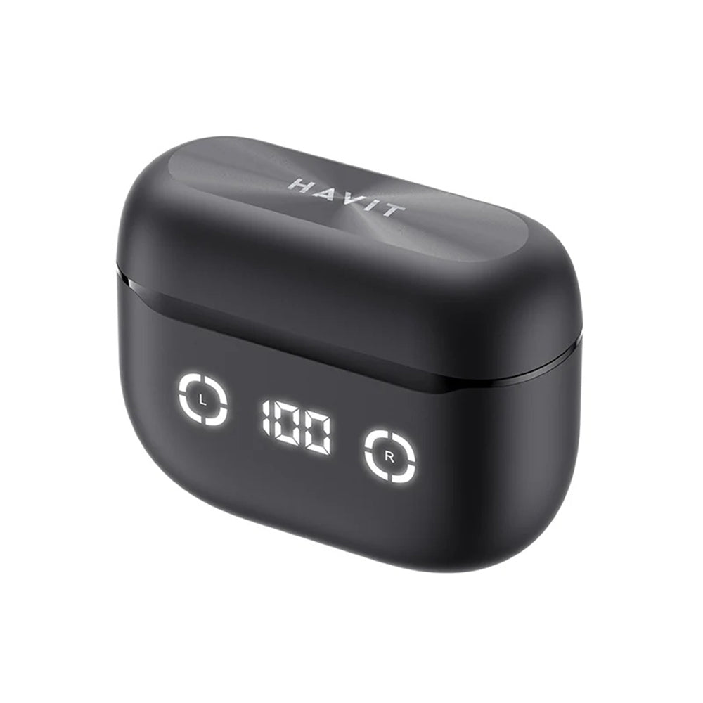 Brezžične slušalke Bluetooth HAVIT TW984, TWS, ANC, črne