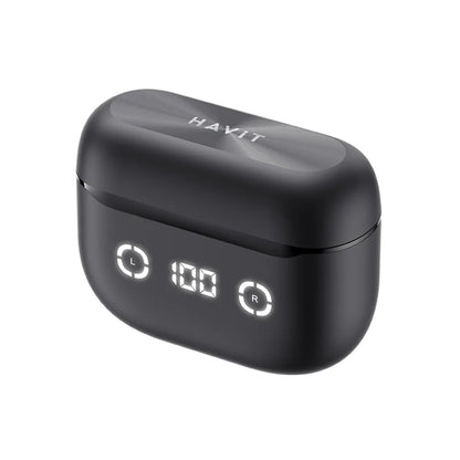 Brezžične slušalke Bluetooth HAVIT TW984, TWS, ANC, črne