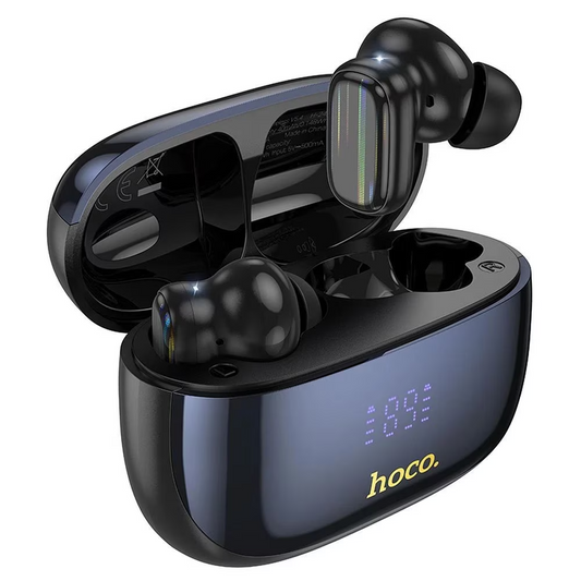Handsfree Bluetooth HOCO EQ20, TWS, ANC, MultiPoint, Črna