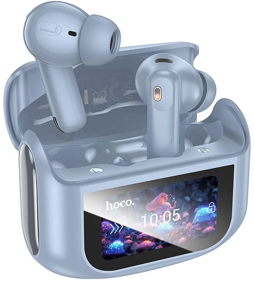 Brezžične slušalke Bluetooth HOCO EQ21, TWS, ANC, Modre