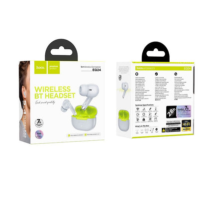 Brezžične slušalke Bluetooth HOCO EQ24, TWS, sive