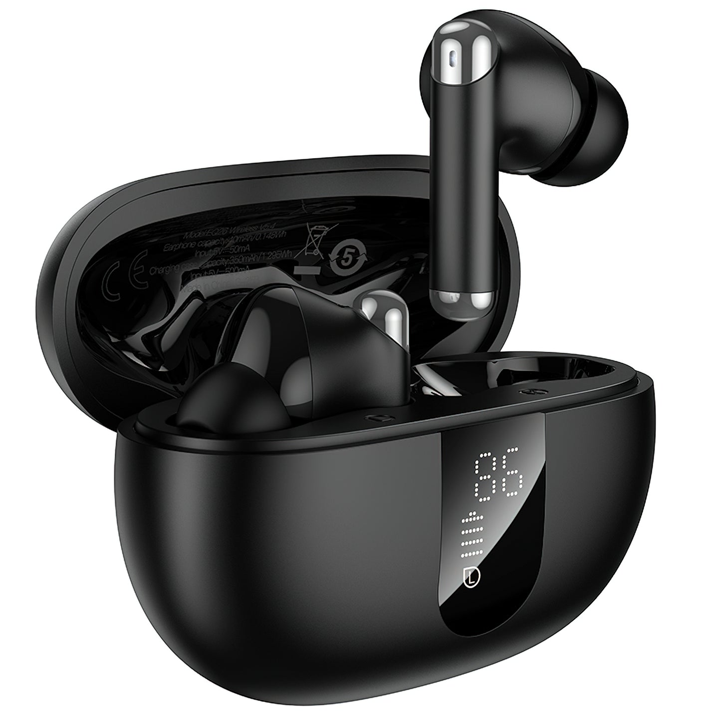 Brezžične slušalke Bluetooth HOCO EQ26, TWS, ANC, črne