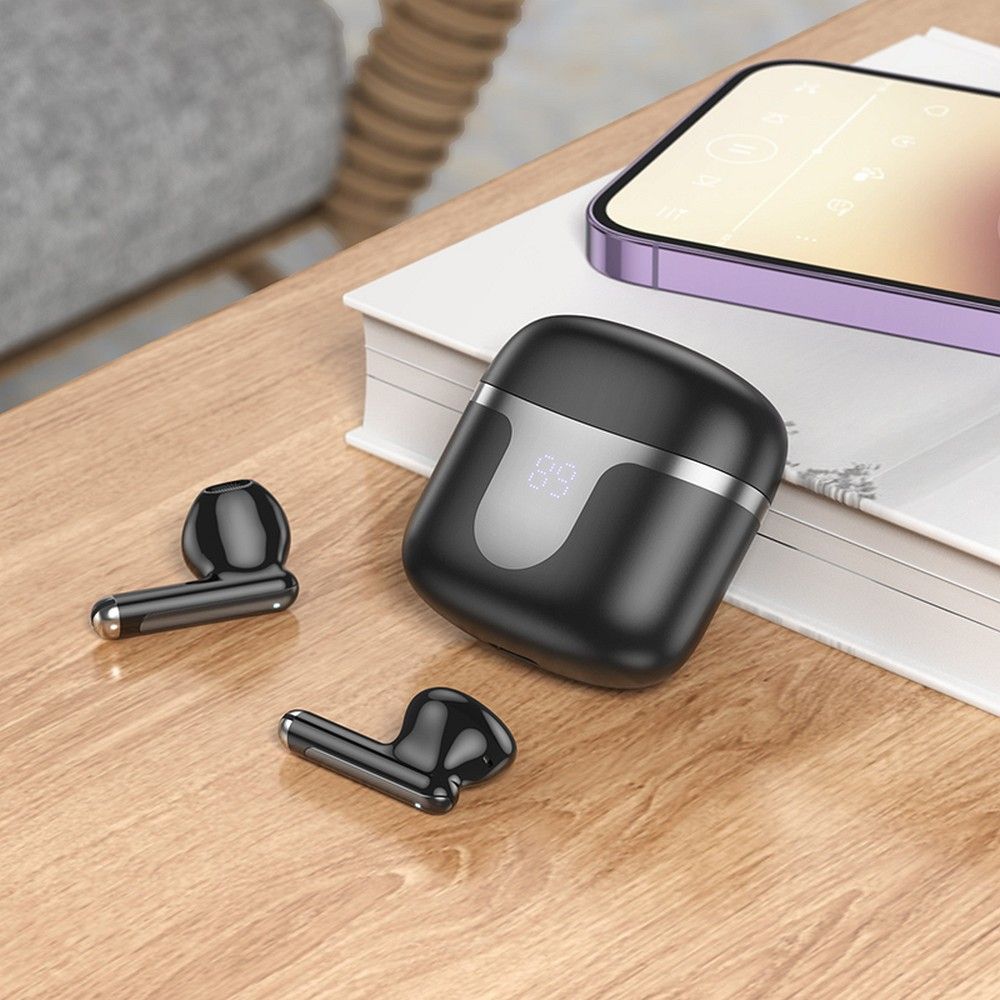 Brezžične slušalke Bluetooth HOCO EQ7, TWS, črne