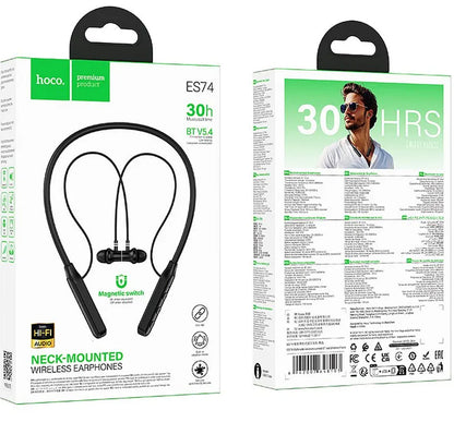 Brezžične slušalke Bluetooth HOCO ES74, A2DP, črne
