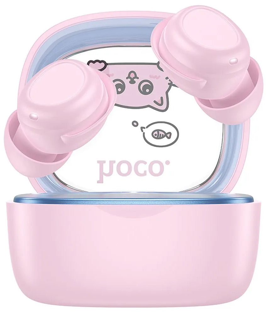 Brezžične slušalke Bluetooth HOCO EW111, TWS, Roza