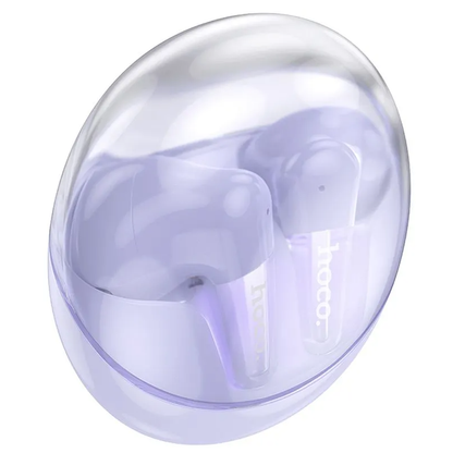 Brezžične slušalke Bluetooth HOCO EW202, TWS, Vijolična