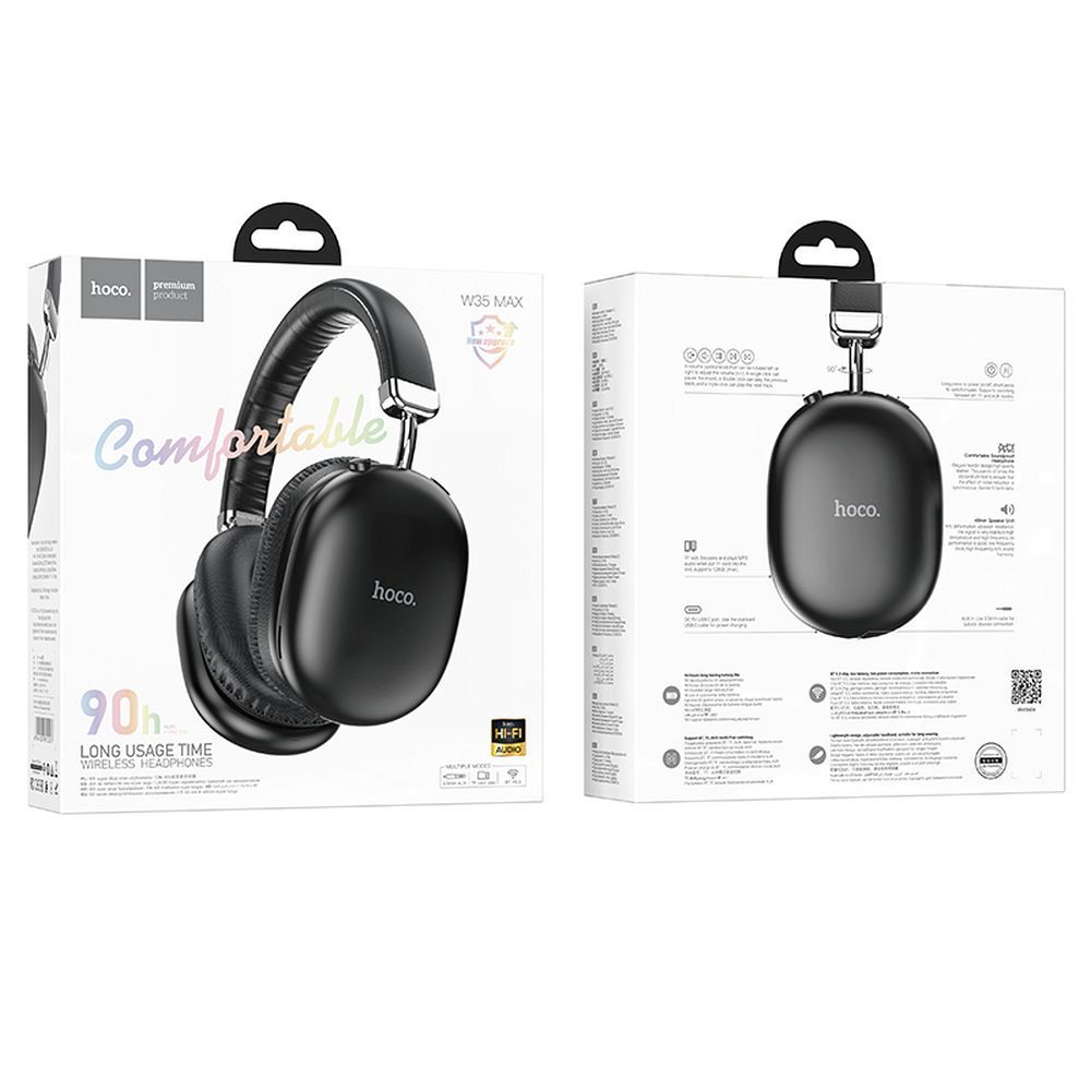 Handsfree Bluetooth HOCO W35 Max, A2DP, Črna