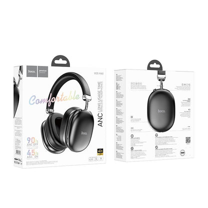 Brezžične slušalke Bluetooth HOCO W35 Max, A2DP, ANC, črne