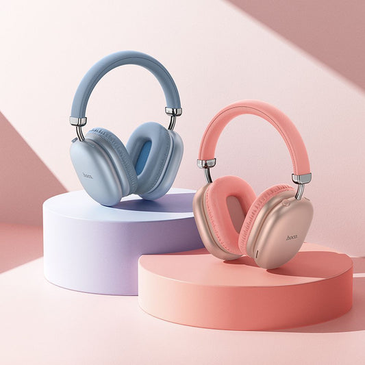 Brezžične slušalke Bluetooth HOCO W35 Max, A2DP, roza