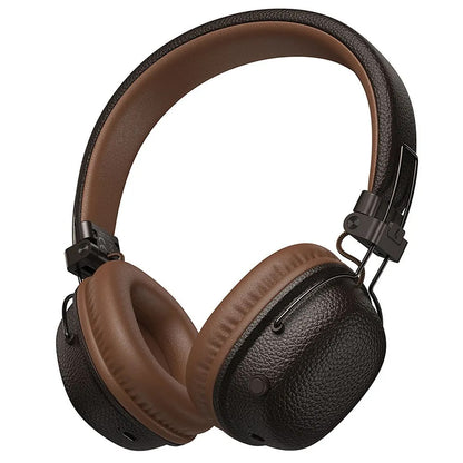 Brezžične slušalke Bluetooth HOCO W64, A2DP, rjave