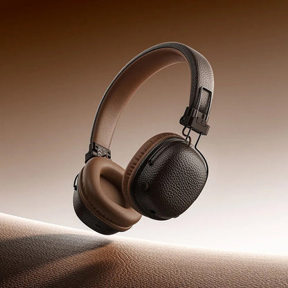 Brezžične slušalke Bluetooth HOCO W64, A2DP, rjave