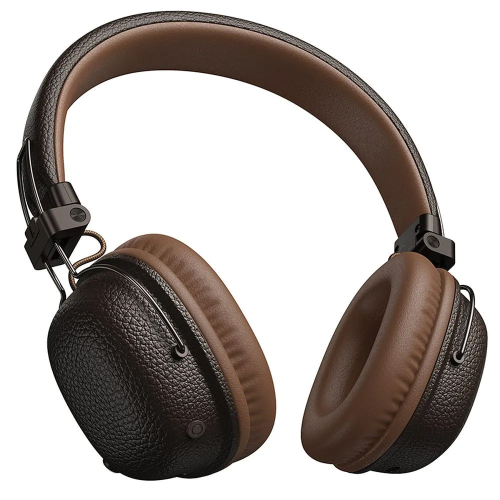 Brezžične slušalke Bluetooth HOCO W64, A2DP, rjave