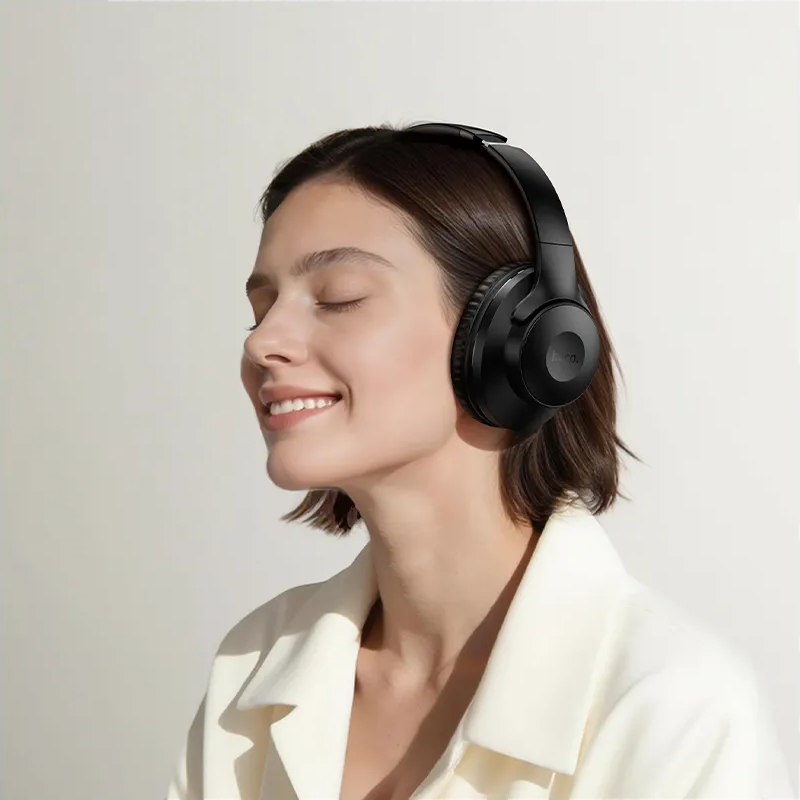 Brezžične slušalke Bluetooth HOCO W71, A2DP, črne
