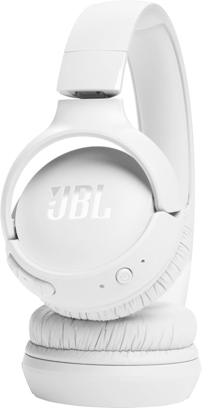 Handsfree Bluetooth JBL Tune 520BT, MultiPoint, A2DP, bela JBLT520BTBTWWHT